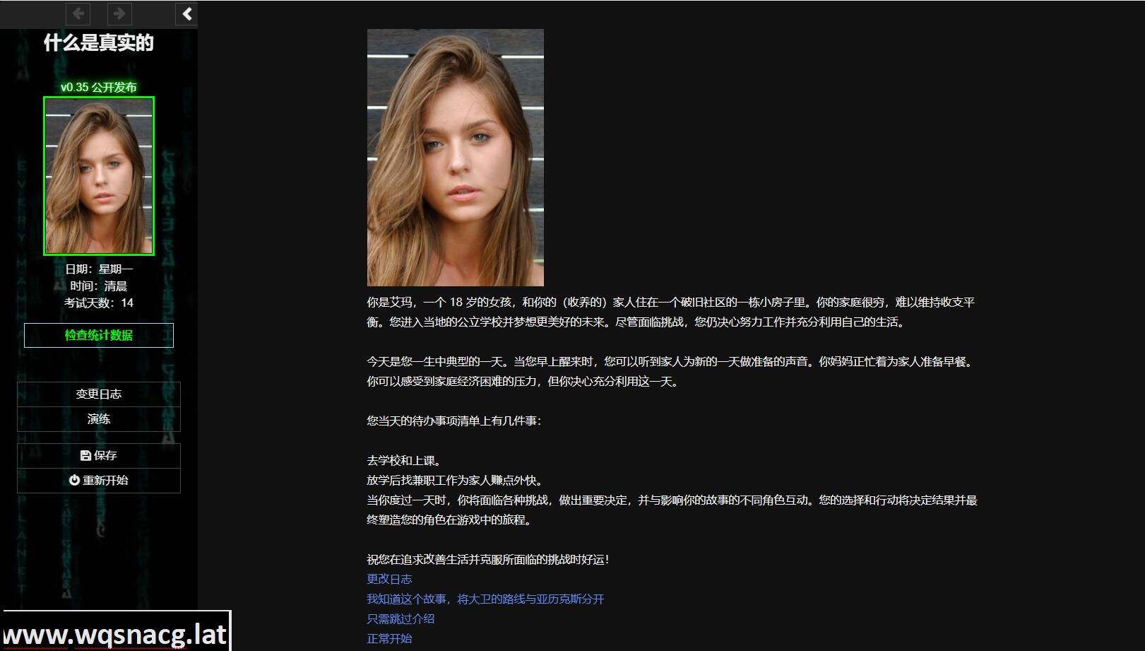 [真人HTML] 什么是真实的？What is real 0.92 christmas edition-造梦少女游戏造梦少女游戏网