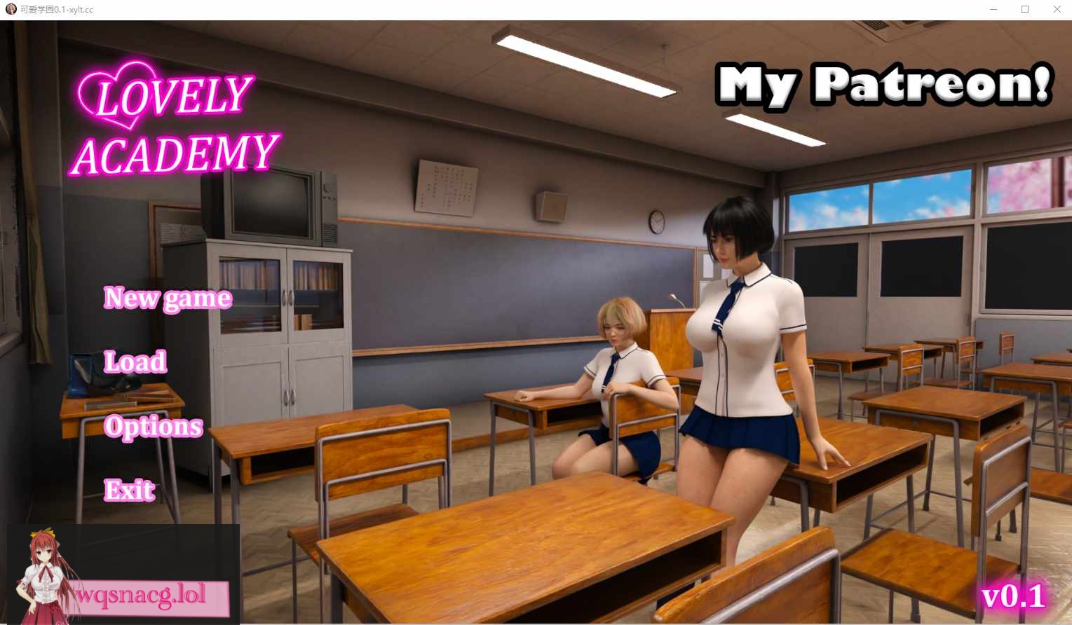 [SLG/中文] 可爱学院 Lovely Academy v0.1.9 PC+安卓汉化版 6.2G - 造梦少女游戏网-造梦少女游戏造梦少女游戏网